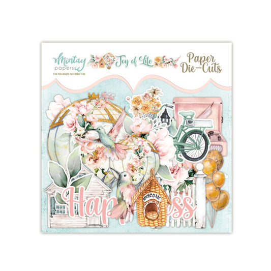 PAPER DIE-CUTS - JOY OF LIFE, 53 PCS MINTAY PAPERS