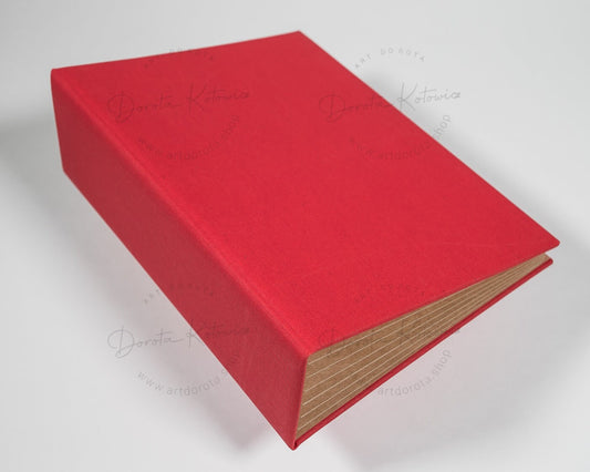 Red album base, orientation: portrait, 6 pages craft